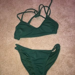 green target bikini